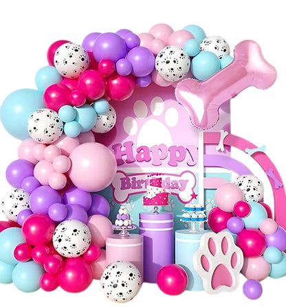 Šape set balona - rozi