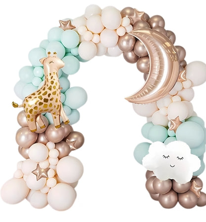 Nežni neutralni set balona