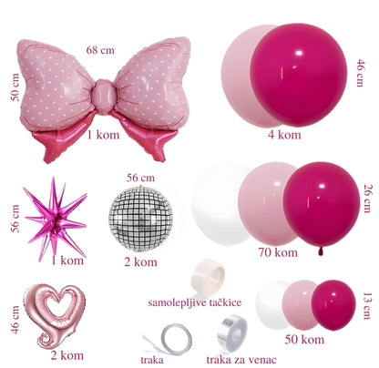 Rozi disco set balona