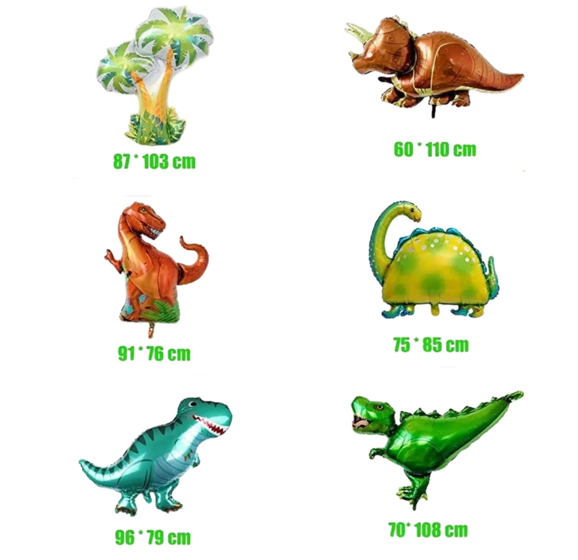 Dino set balona