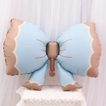 Pastelno plava mašna balon 91cm